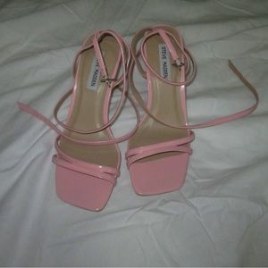 Steve Madden Pink Strappy Sandals